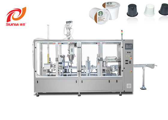 Elektrische pneumatische SKP-2 6000pcs/H K Schalen-Kaffee-Hülsen, die Dichtpackungs-Maschine füllen